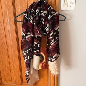 Cozy Multicolor Patterned Scarf